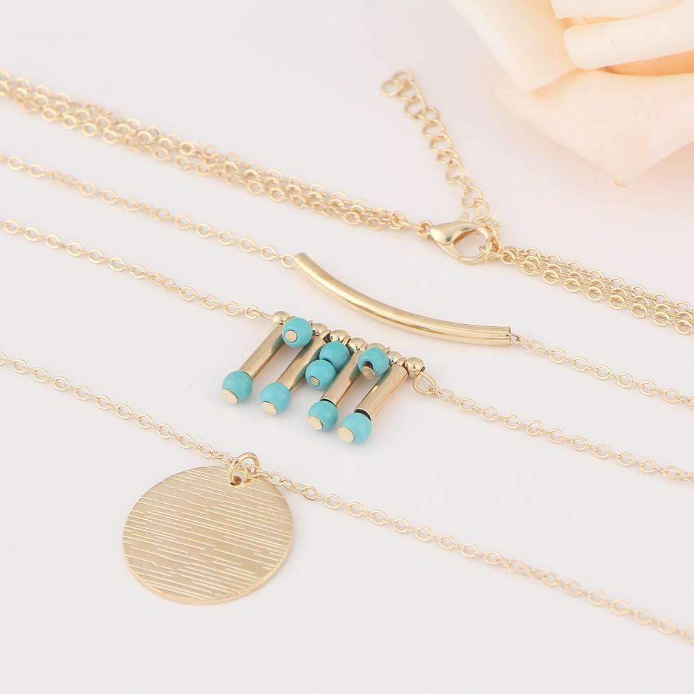 Turquoise Multilayer Necklace